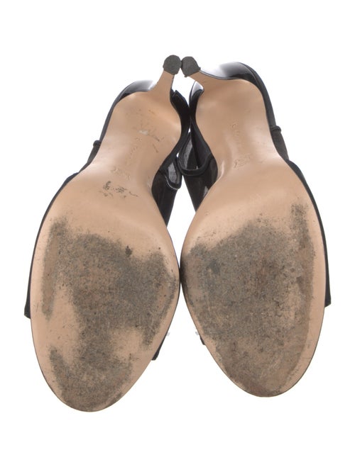 Gianvito Rossi Mesh Slingback Pumps