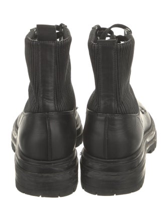 Gianvito Rossi Leather Combat Boots