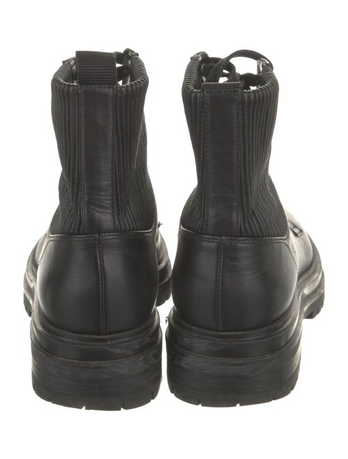 Gianvito Rossi Leather Combat Boots