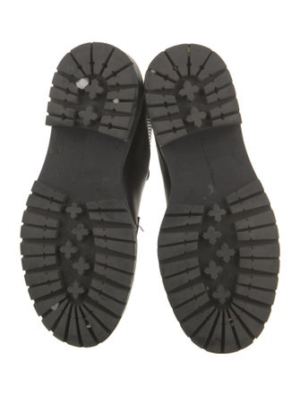 Gianvito Rossi Leather Combat Boots