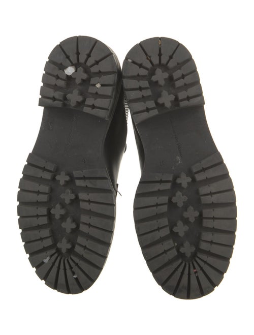 Gianvito Rossi Leather Combat Boots