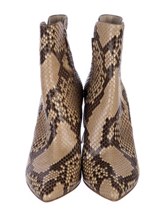 Gianvito Rossi Snakeskin Animal Print Boots