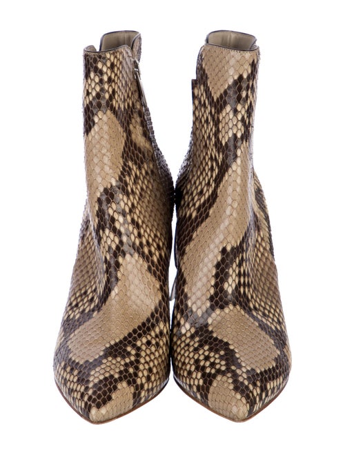 Gianvito Rossi Snakeskin Animal Print Boots