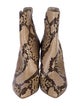 Gianvito Rossi Snakeskin Animal Print Boots