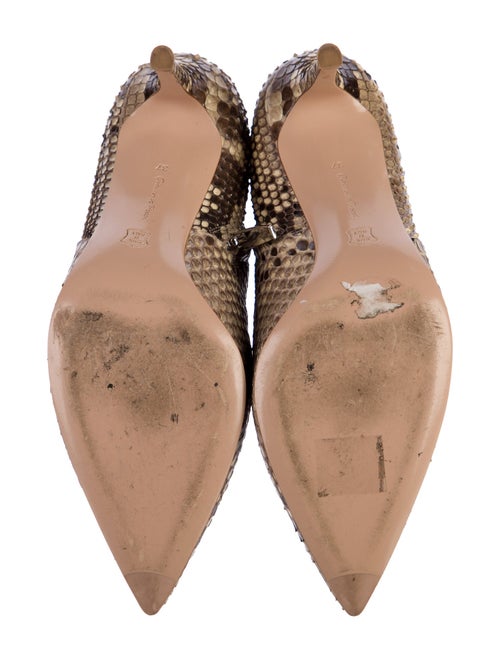 Gianvito Rossi Snakeskin Animal Print Boots