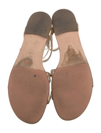 Gianvito Rossi Leather Gladiator Sandals