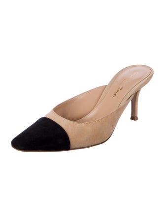 Gianvito Rossi Suede Mules