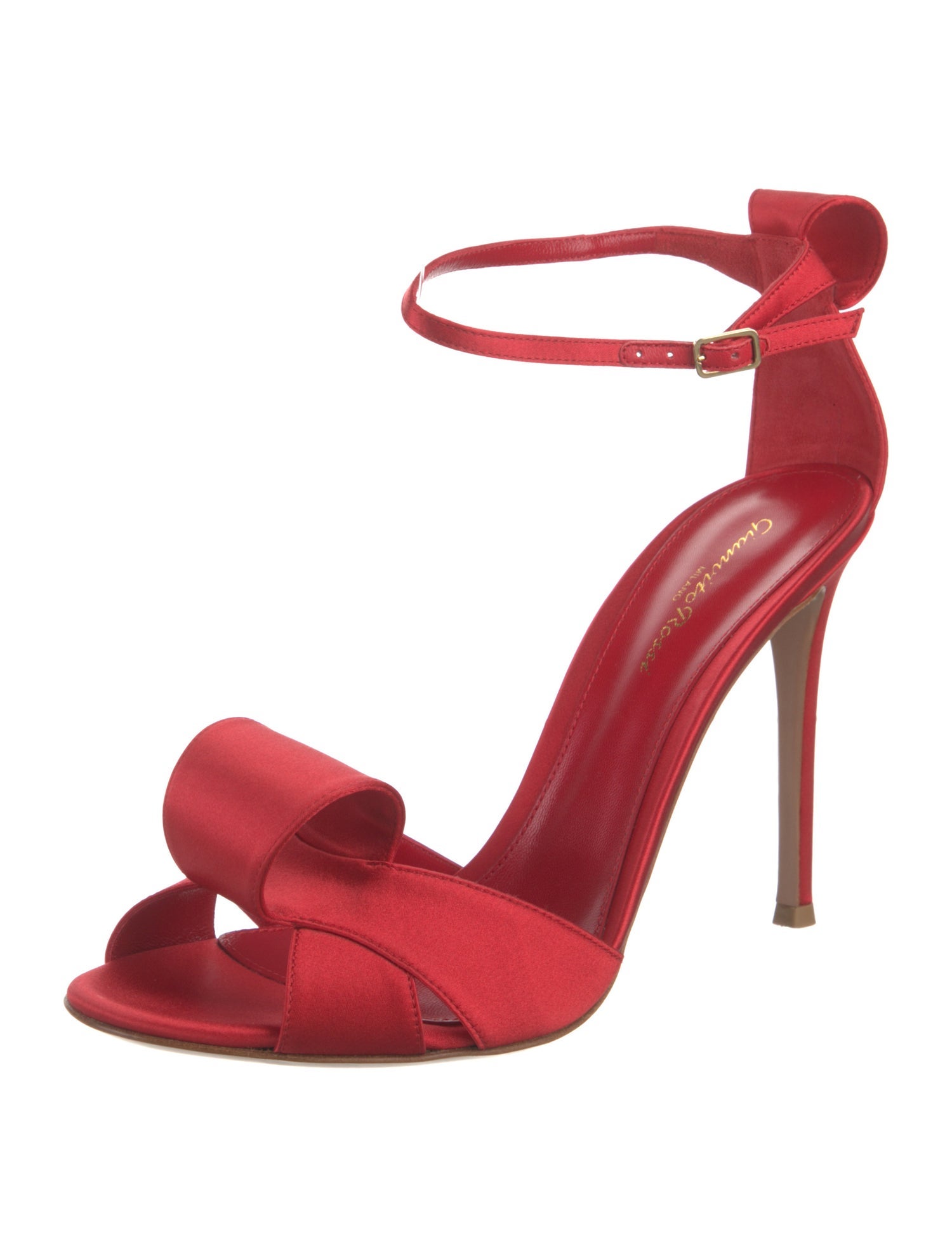 Gianvito Rossi Satin Sandals w/ Tags