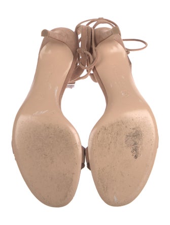 Gianvito Rossi Suede Tassel Accents Sandals