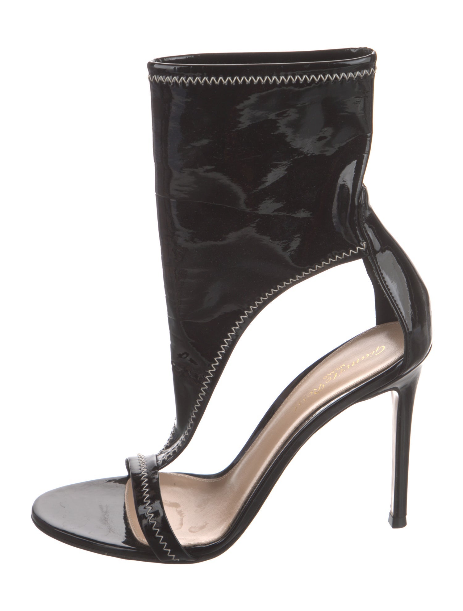 Gianvito Rossi Patent Leather Gladiator Sandals