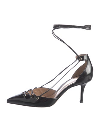 Gianvito Rossi Patent Leather D'Orsay Pumps