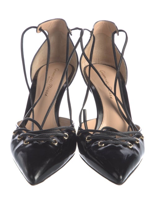Gianvito Rossi Patent Leather D'Orsay Pumps