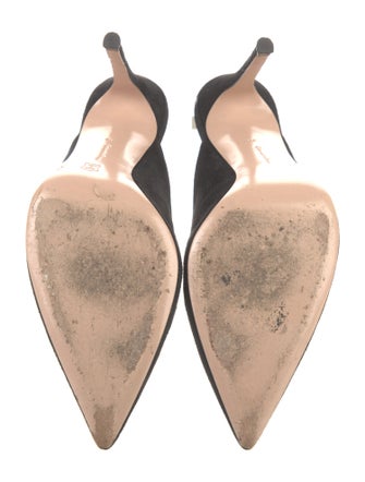 Gianvito Rossi Suede Mules