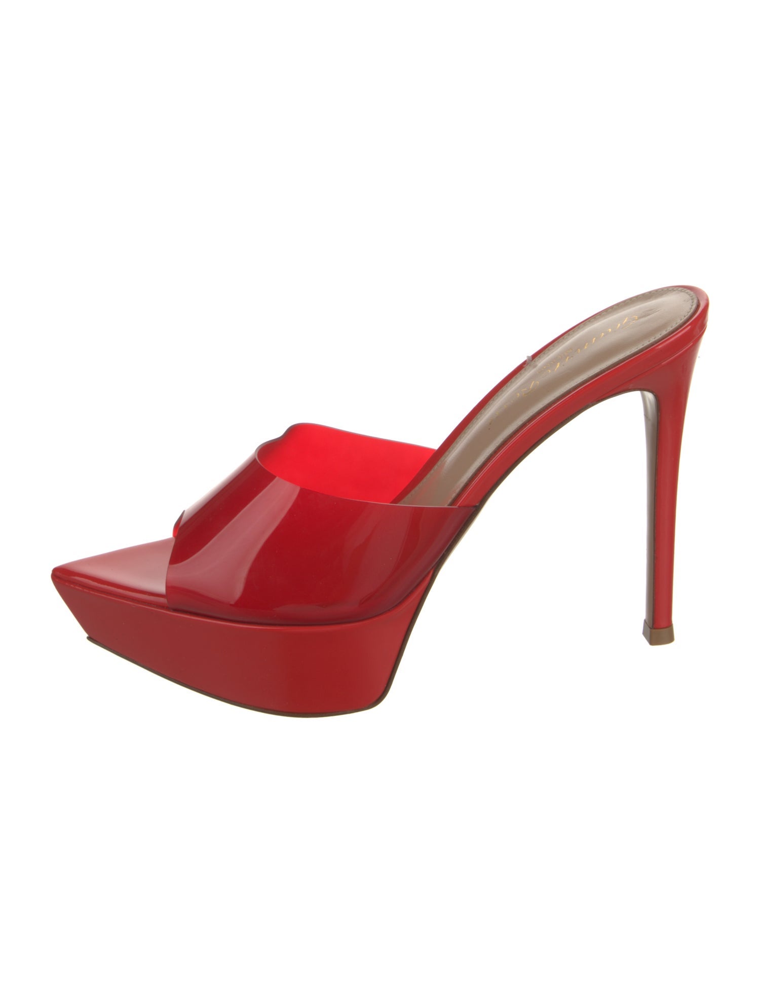 Gianvito Rossi Patent Leather Slides