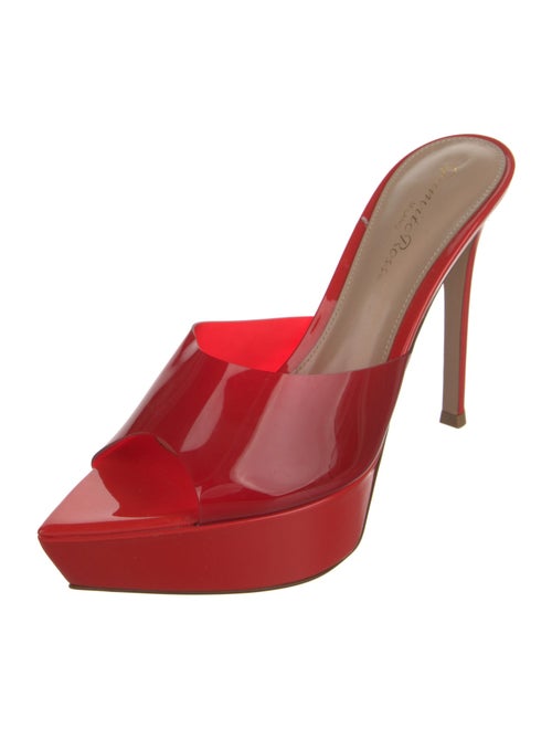 Gianvito Rossi Patent Leather Slides