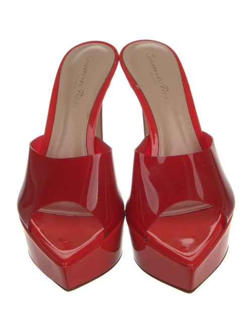 Gianvito Rossi Patent Leather Slides