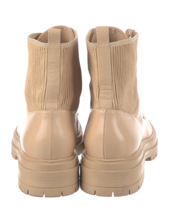 Gianvito Rossi Leather Combat Boots