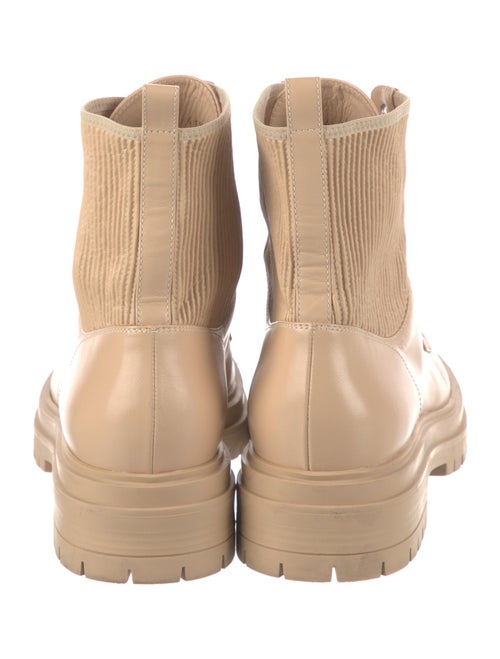 Gianvito Rossi Leather Combat Boots