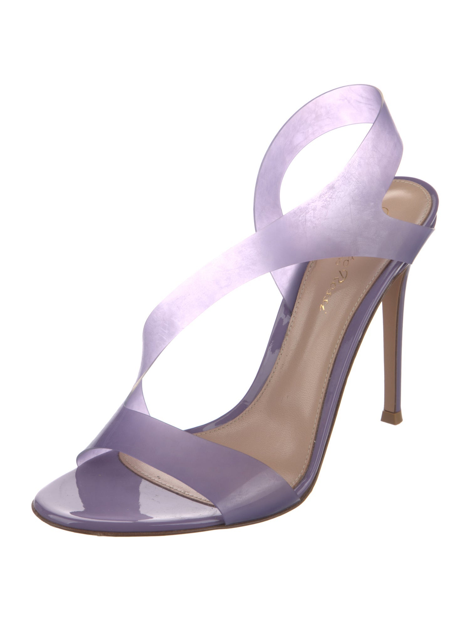 Gianvito Rossi PVC Slingback Sandals