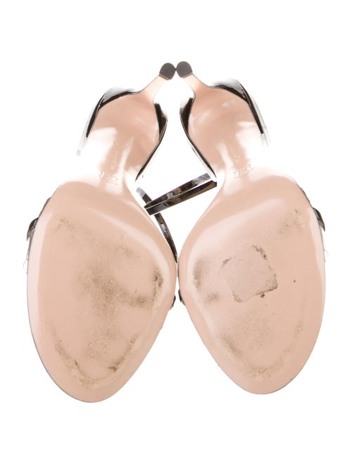 Gianvito Rossi Leather Crystal Embellishments Pumps