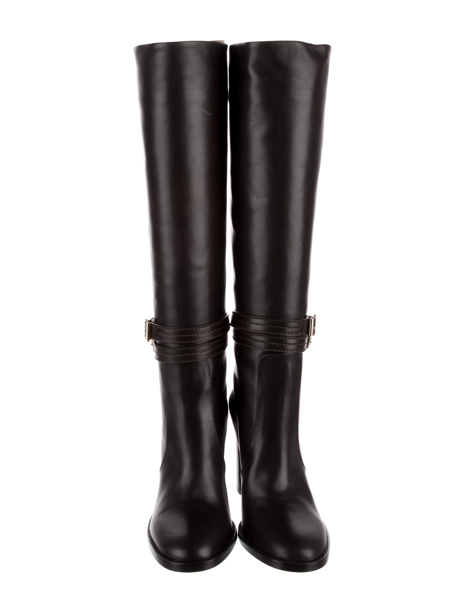 Gianvito Rossi Leather Riding Boots