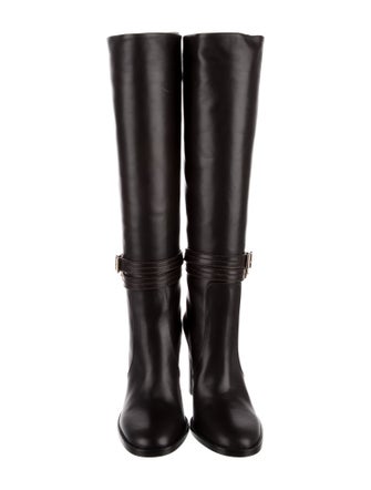 Gianvito Rossi Leather Riding Boots