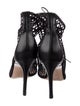 Gianvito Rossi Leather Mesh Accents Pumps