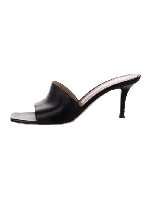 Gianvito Rossi Leather Slides