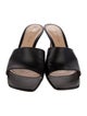Gianvito Rossi Leather Slides