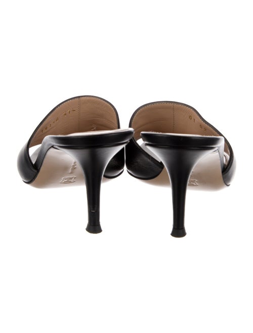Gianvito Rossi Leather Slides