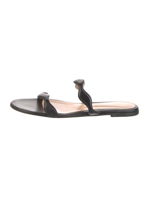 Gianvito Rossi Leather Slides