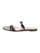 Gianvito Rossi Leather Slides