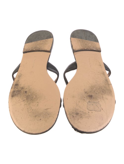 Gianvito Rossi Leather Slides