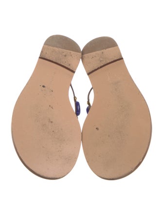 Gianvito Rossi Leather Studded Accents Slides