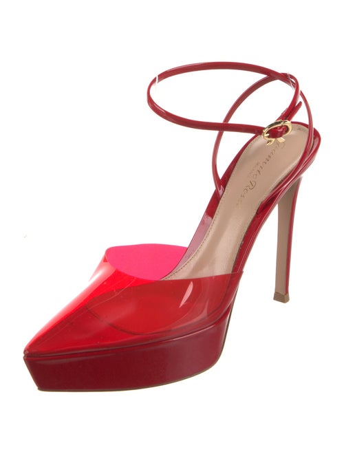 Gianvito Rossi Patent Leather Slingback Pumps