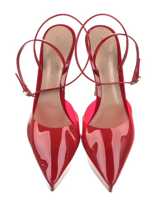 Gianvito Rossi Patent Leather Slingback Pumps