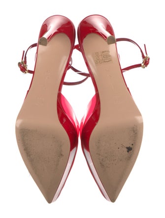 Gianvito Rossi Patent Leather Slingback Pumps
