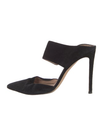 Gianvito Rossi Suede Mules