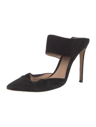 Gianvito Rossi Suede Mules