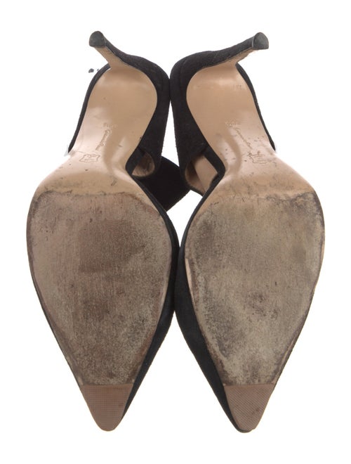 Gianvito Rossi Suede Mules