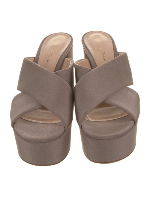 Gianvito Rossi Satin Slides