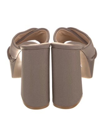 Gianvito Rossi Satin Slides