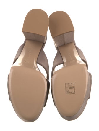 Gianvito Rossi Satin Slides