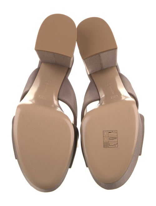 Gianvito Rossi Satin Slides