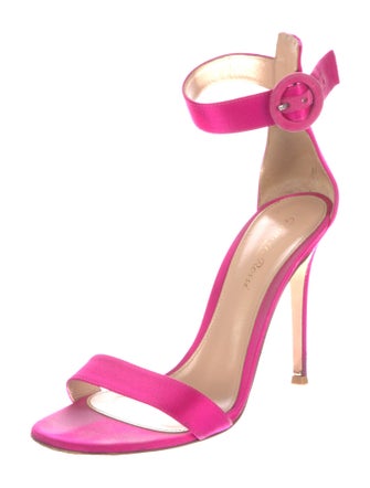 Gianvito Rossi Satin Sandals