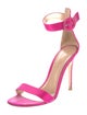 Gianvito Rossi Satin Sandals