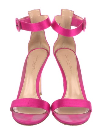 Gianvito Rossi Satin Sandals