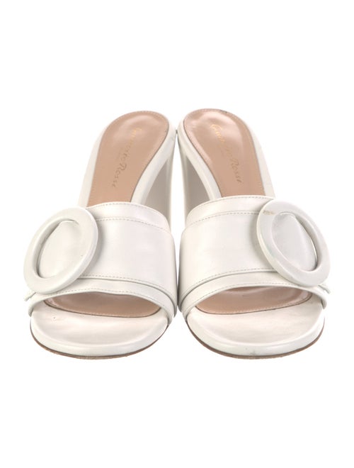 Gianvito Rossi Leather Slides