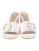 Gianvito Rossi Leather Slides