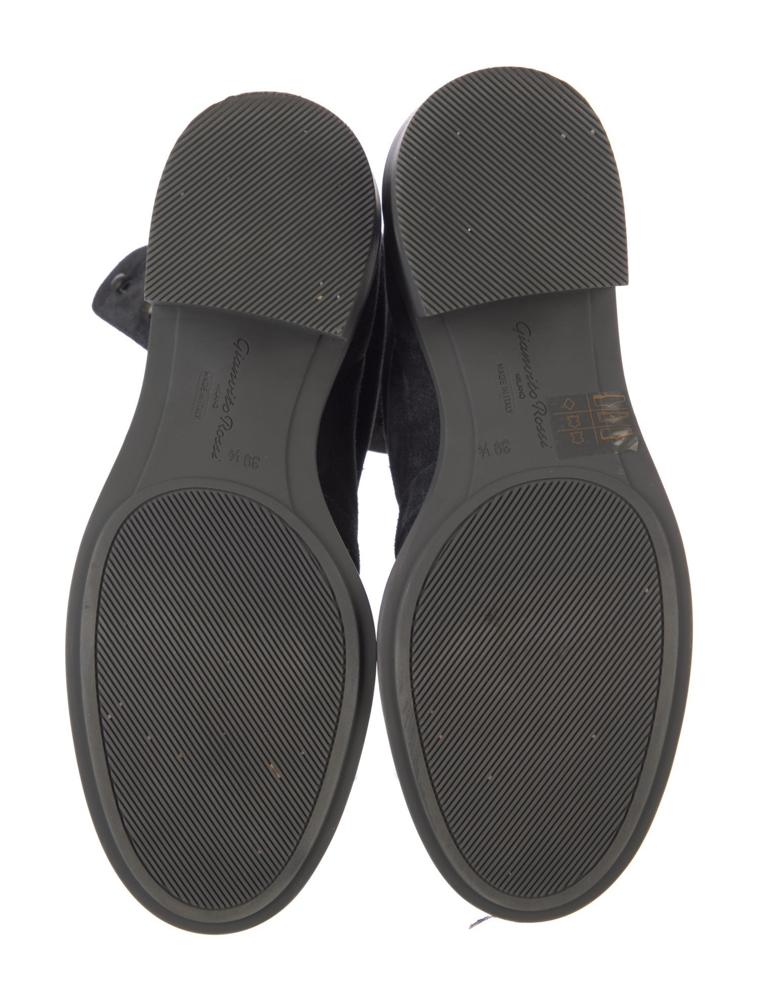 Gianvito Rossi Suede Combat Boots